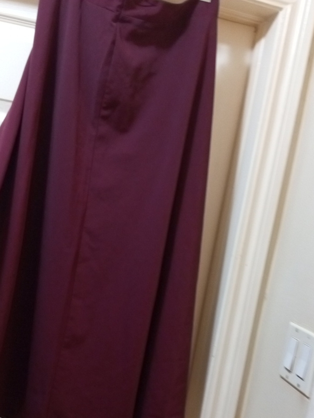 💲4⃣▶▶>>Flowing Maxi Skirt in Plum Waist 44